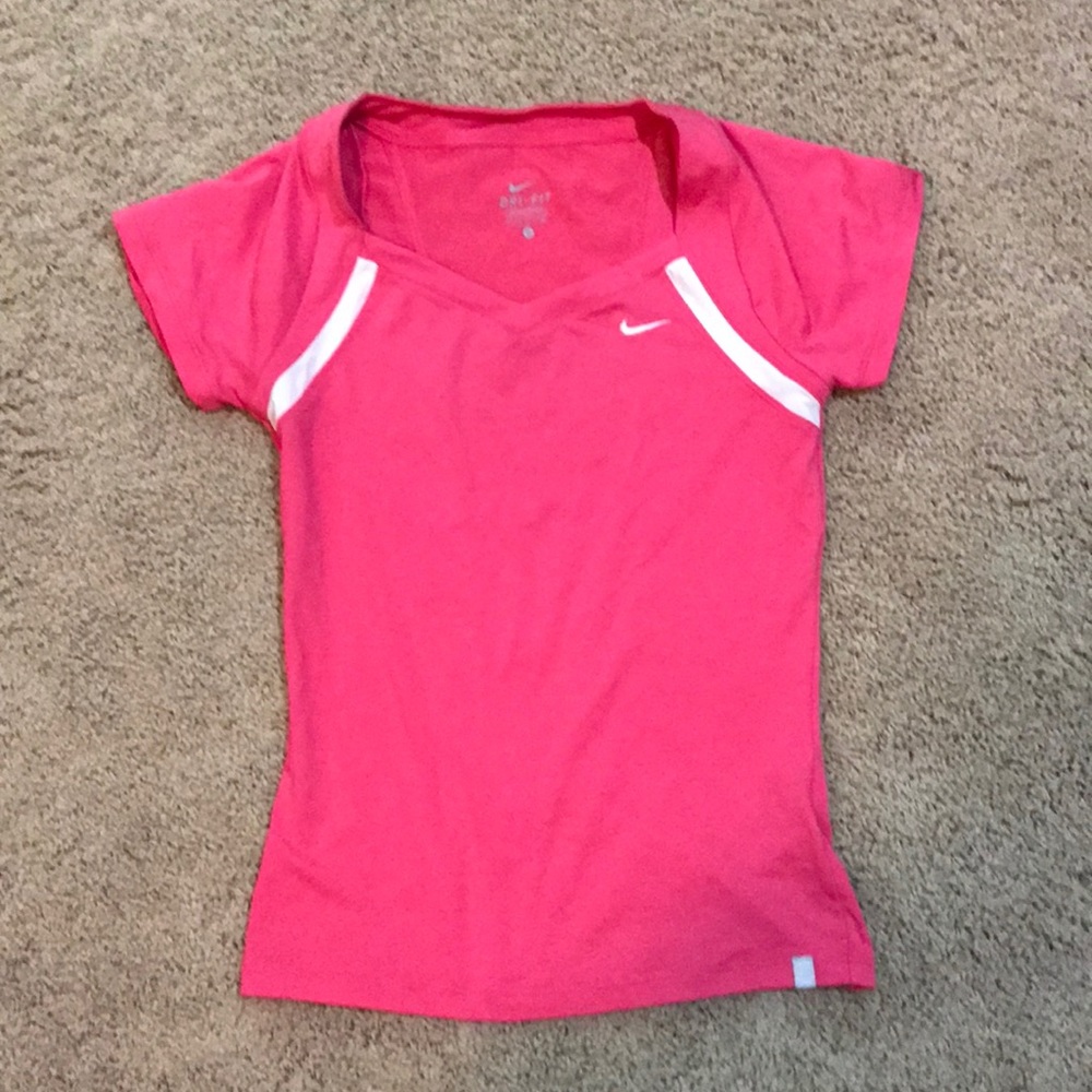 Nike pink athletic shirt